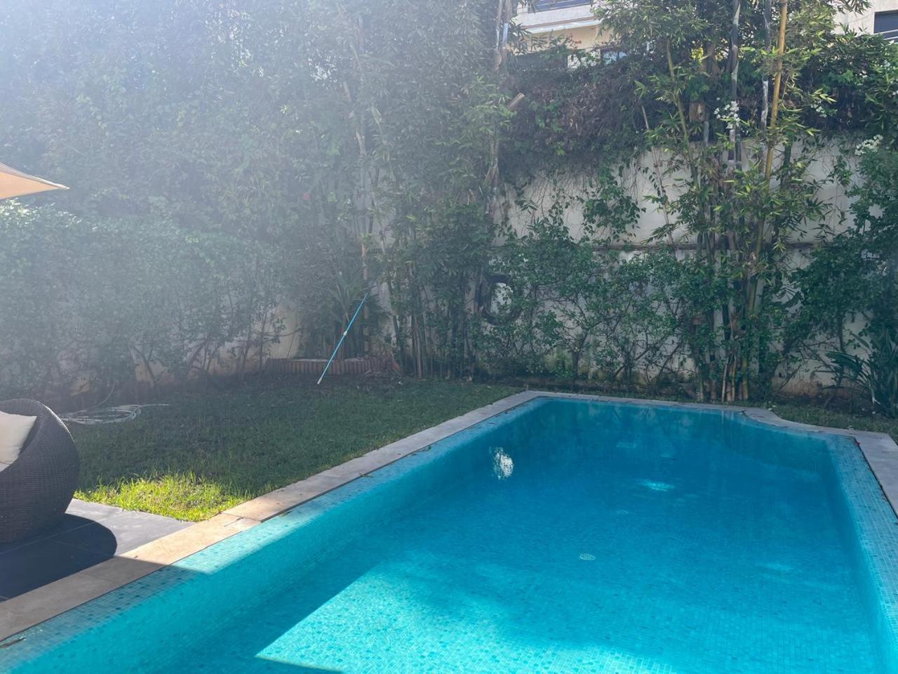 Villa moderne avec piscine, front de mer Casablanca Extérieur photo